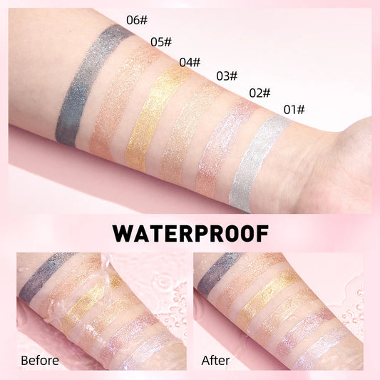 Diamond Liquid Lipstick Lip Tint 6 Colors Moisturizing Long-Lasting Makeup Gray Sparkling Waterproof Lip Gloss Cosmetics