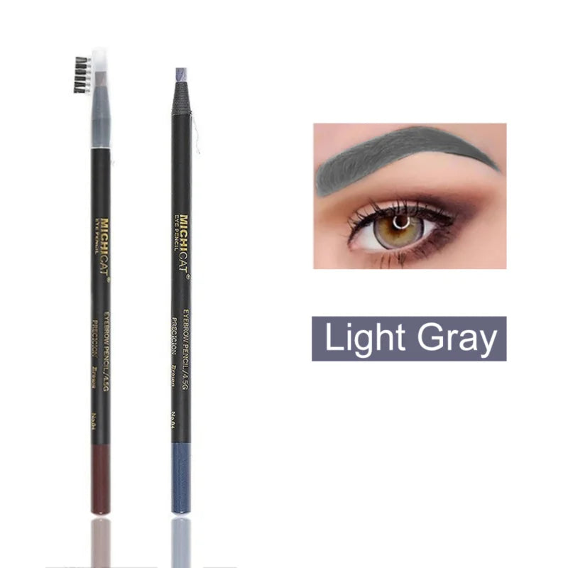 Eyebrow Pencil Waterproof Microblading Eyebrow Pen Tint Tattoo Eyebrows Makeup Natural Long Lasting Eye Brow Pencil