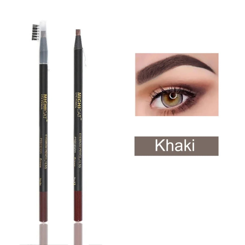 Eyebrow Pencil Waterproof Microblading Eyebrow Pen Tint Tattoo Eyebrows Makeup Natural Long Lasting Eye Brow Pencil