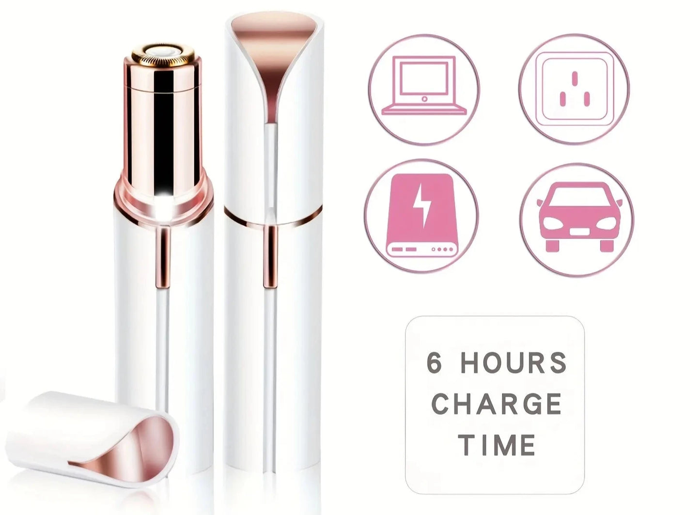 Portable Lipstick Shaped Electric Hair Remover For Women Painless And Effective Facial Hair Removal Home Razor Shaver Tool