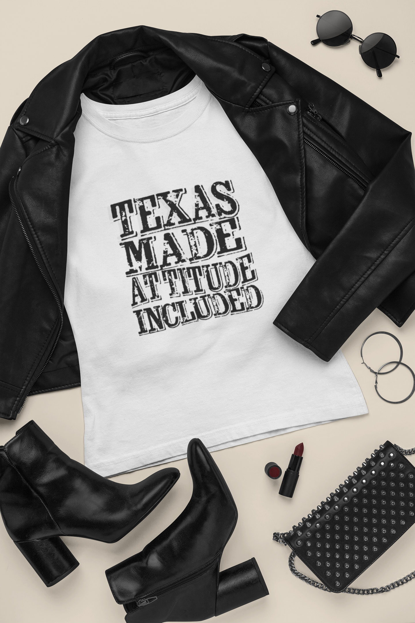 Texas Made, Attitude Included T-Shirt Texas Pride, Texas T-shirt, Lone Star Fans, Texas T-Shirt