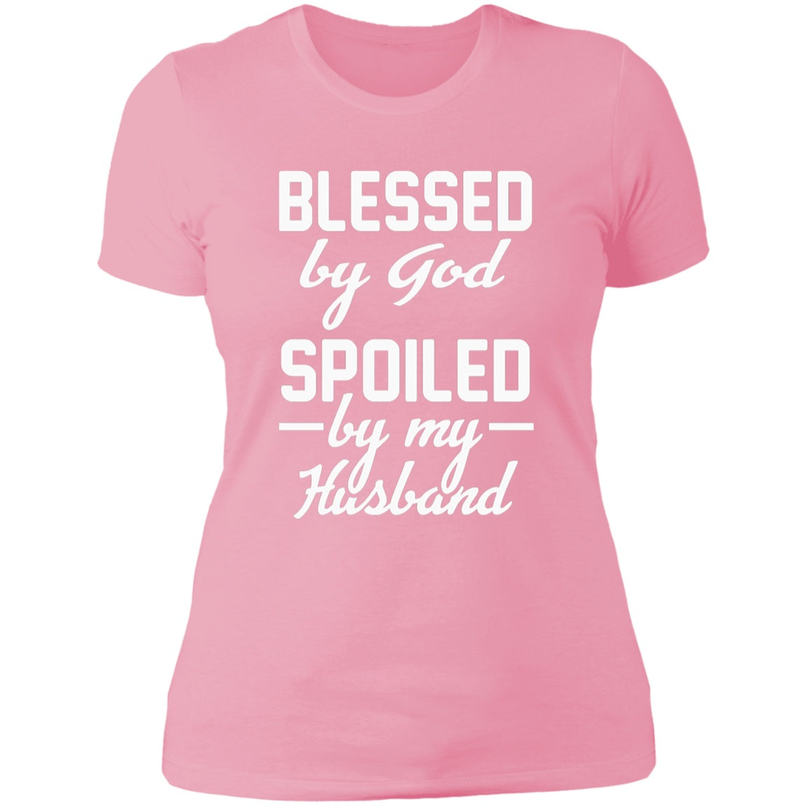 Blessed and Spoiled Tee – Faith, Love, and Cotton Comfort Street Style Short Sleeve