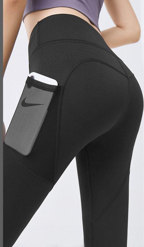 Yoga Pants With Pocket Leggings Sport Girl Gym Leggings Tummy Control Jogging Tights Fitness Pants