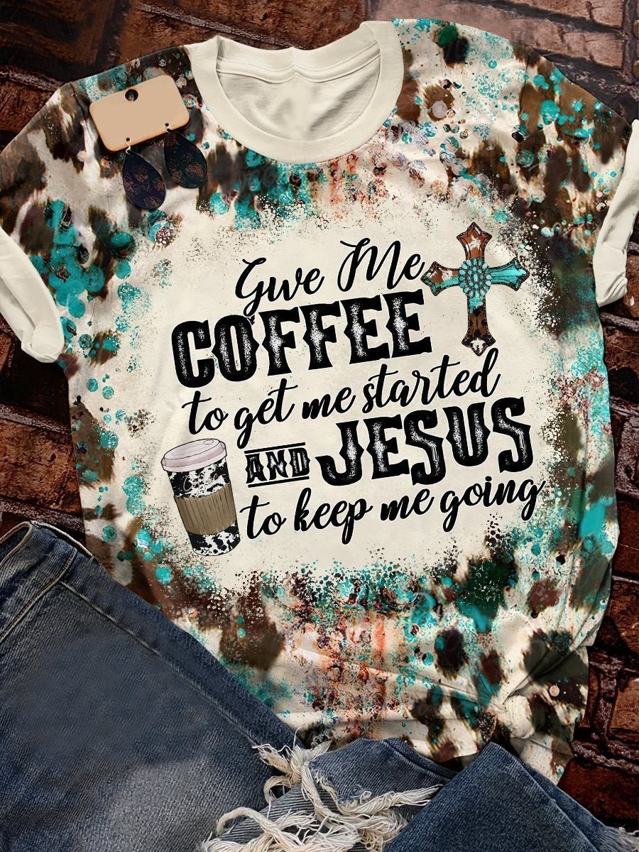 Vibrant Animal Print Graphic T-Shirt