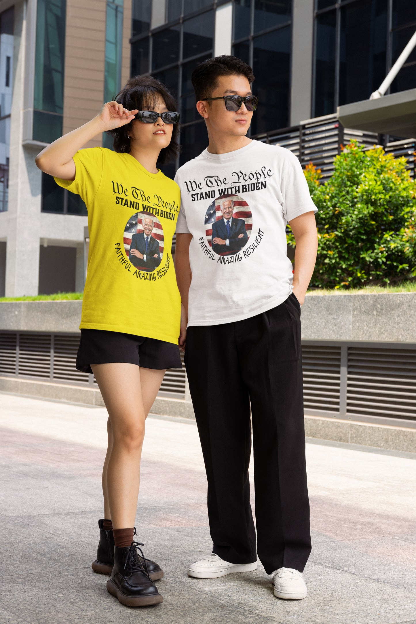 We The People Stand with Biden T-Shirt