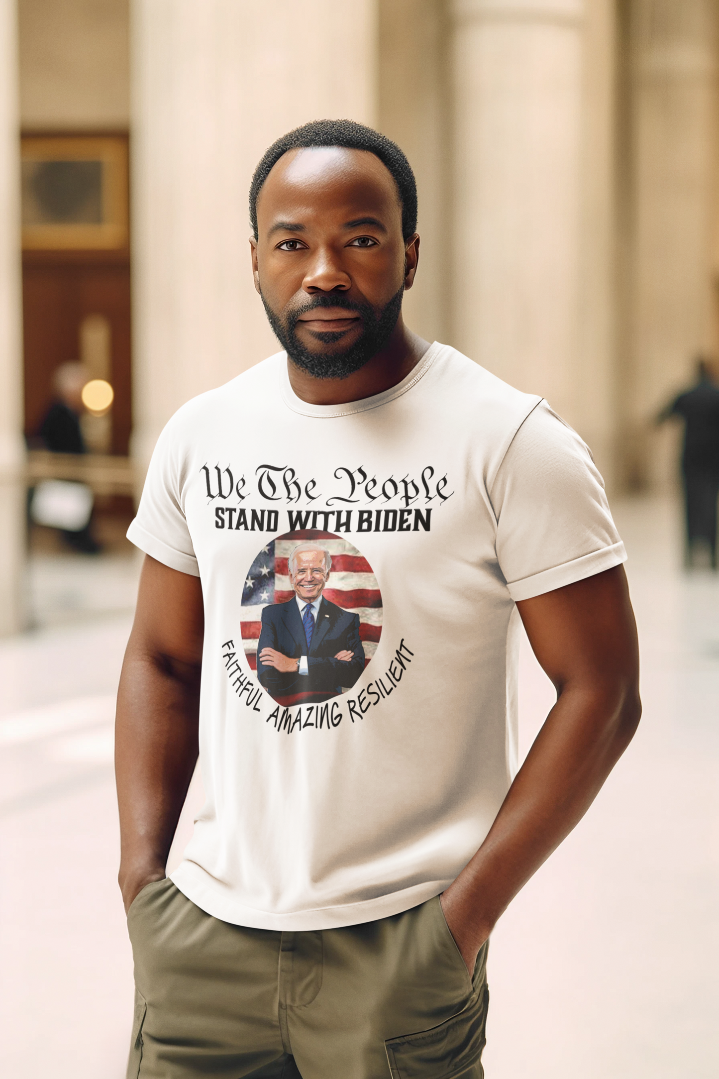 We The People Stand with Biden T-Shirt