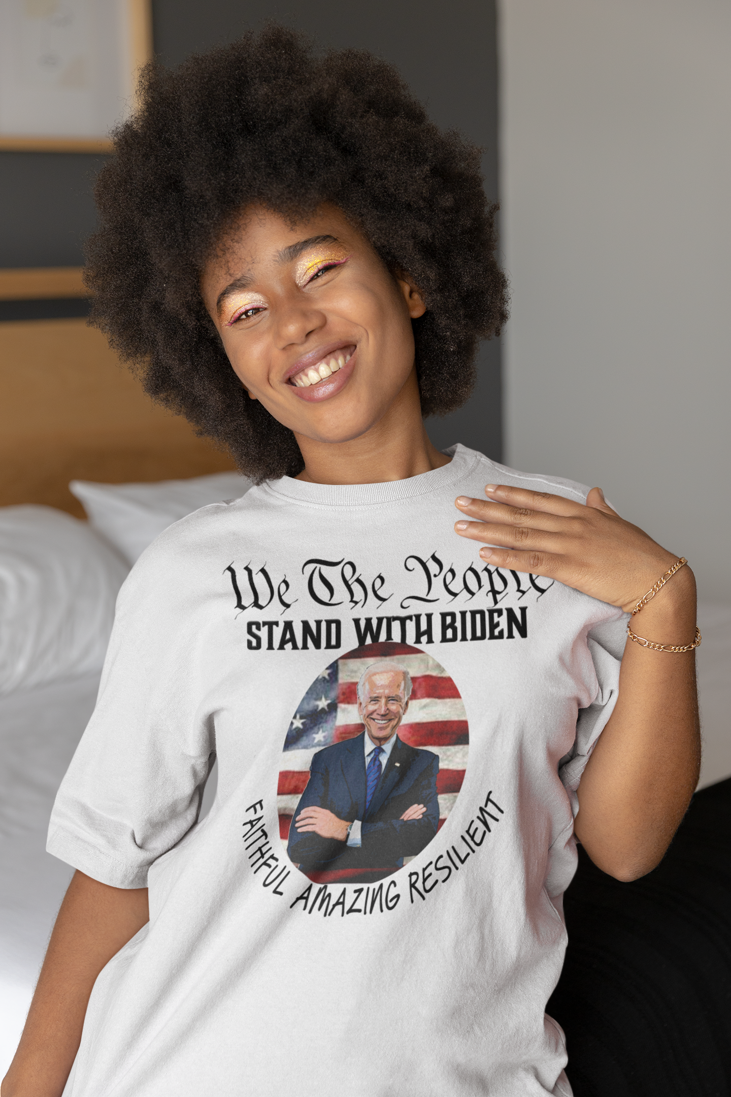 We The People Stand with Biden T-Shirt