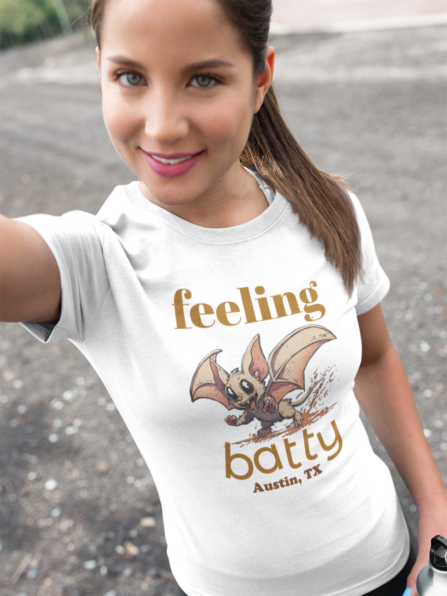 Feeling Batty in Texas, Texas Tee, Austin, TX, bat
