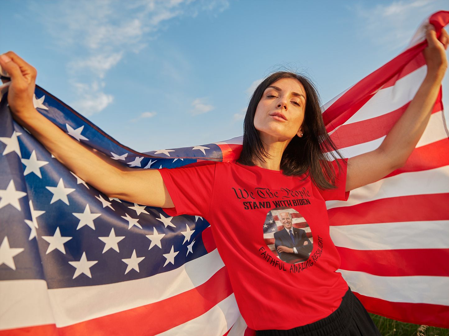 We The People Stand with Biden T-Shirt